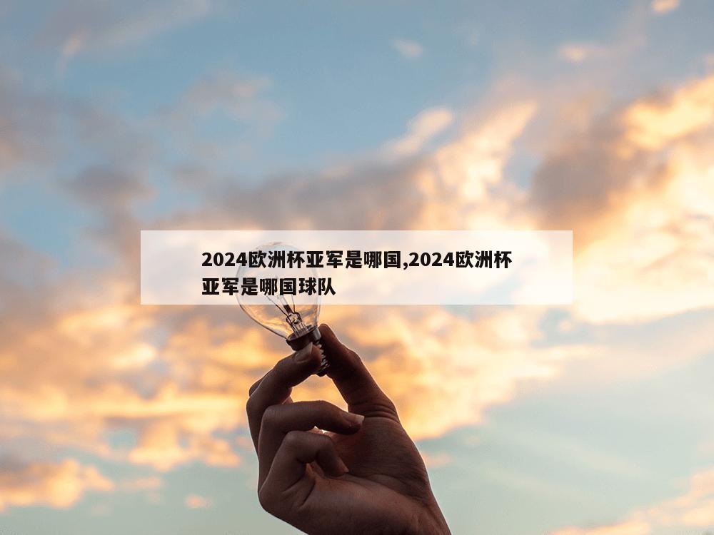 2024欧洲杯亚军是哪国,2024欧洲杯亚军是哪国球队